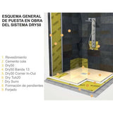 Lámina impermeabilizante para baños y duchas — DRY50